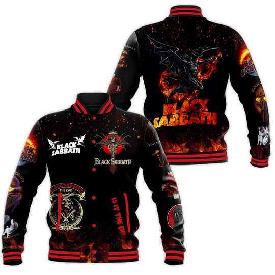 Discover Black Sabbath 3D Baseball Jacket