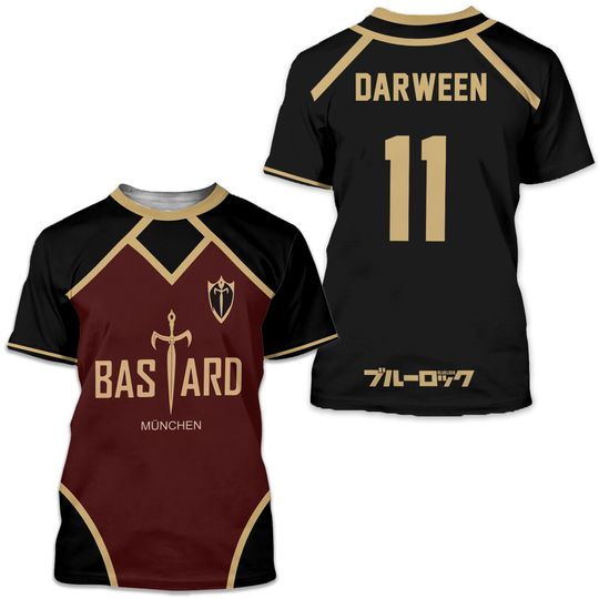 Discover Blue Lock Custom Name Jersey Shirt  Kaiser and Isagi Yoichi