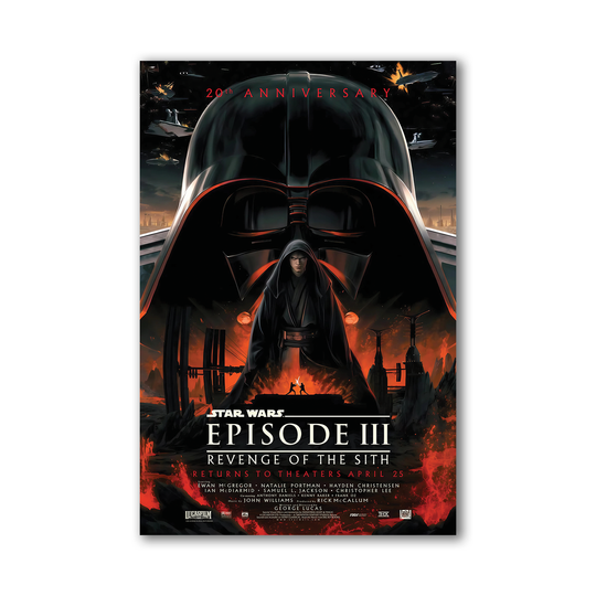 Discover Revenge of the Sith - 20th Anniversary Poster Print