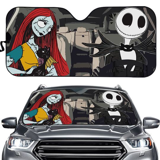 Discover Nightmare Before Christmas Car Sun Shade