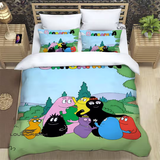 Discover Barbapapa Cartoon printed Bedding Sets, birthday gift
