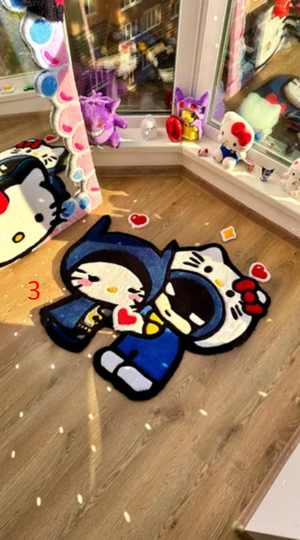 Discover custom 3D Puffy cute tufting rug | fully handmade