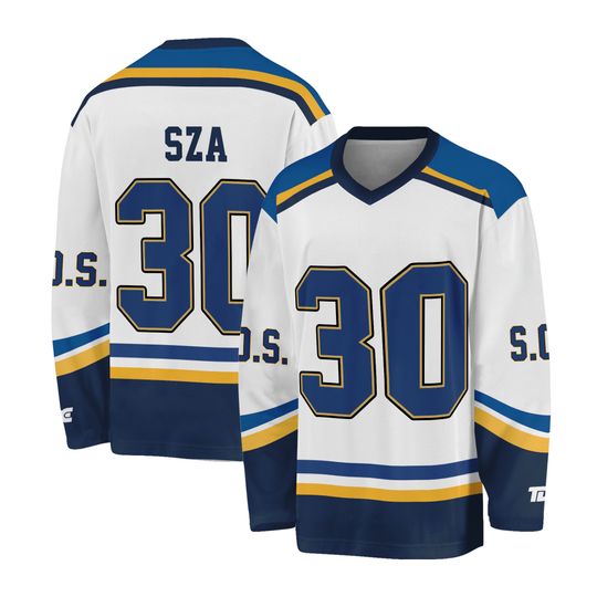 Discover SZA SOS Jersey Tour Hockey Jersey