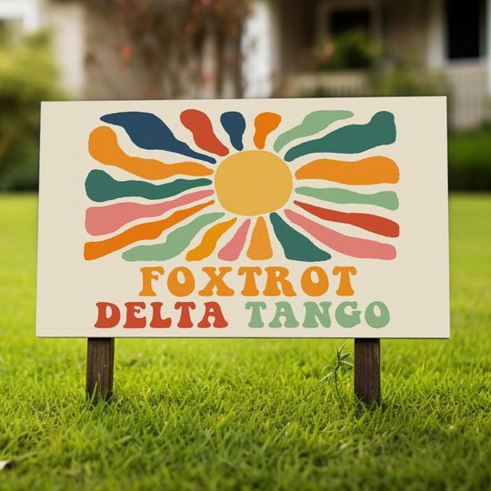 Discover Subtle FDT Yard Sign  Anti-Trump Protest Display, Pro-Democracy Political Sign
