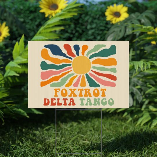 Discover Subtle FDT Yard Sign  Anti-Trump Protest Display, Pro-Democracy Political Sign
