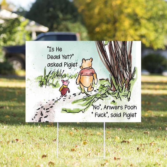 Discover Is He Dead Yet, Are We Great Yet Yard Sign, Resist Hate, Anti-Trump Sign