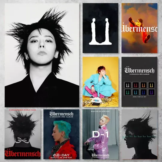 Discover G-Dragon UBERMENSCH Poster, Home Decor