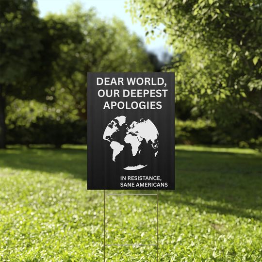 Discover Sane Americans Anti Trump Yard Sign, Political Protest Yard Sign
