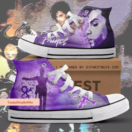 Discover Prince Purple Shoes, Pur Rain Women Shoes, Music Lover Gift