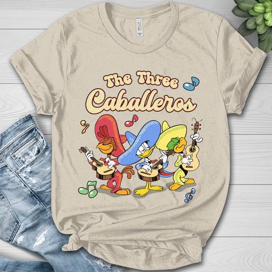 Discover Retro Disneyyy The Three Caballeros Classic Shirt, WDW Disneyyland Family Shirt