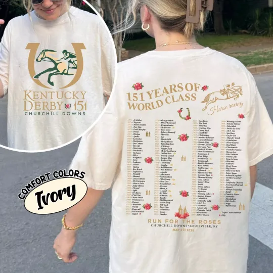 Discover Kentucky Derby 2025 T Shirt Unisex, 151stDerby, Horse Racing Lover