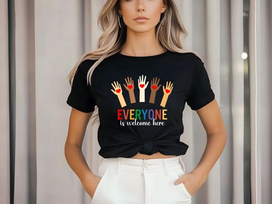 Discover Idaho teacher shirt, everyone is welcome here T-Shirt