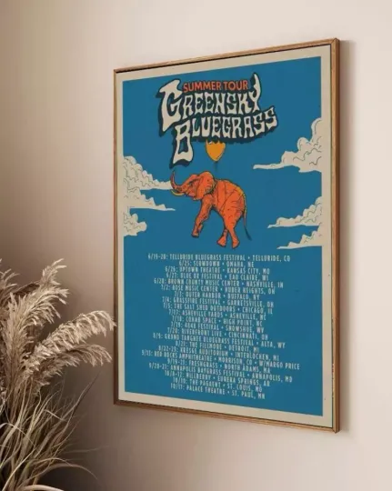 Discover Greensky Bluegrass Summer Tour 2025 Poster