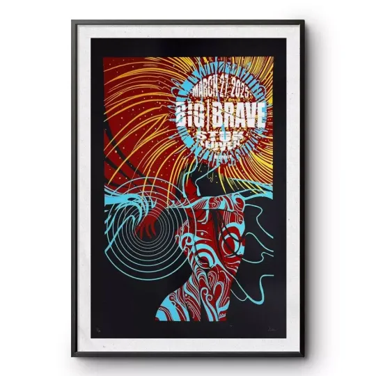 Discover Big Brave STUK Kunstencentrum, Leuven, Belgium Mar 27 2025 Tour Poster