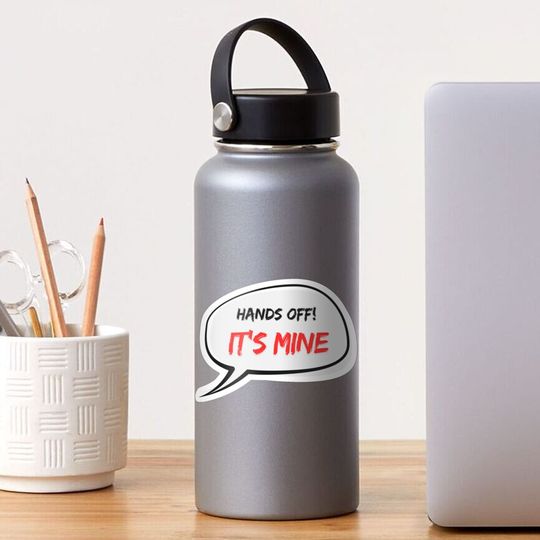 Discover Hands off Sticker