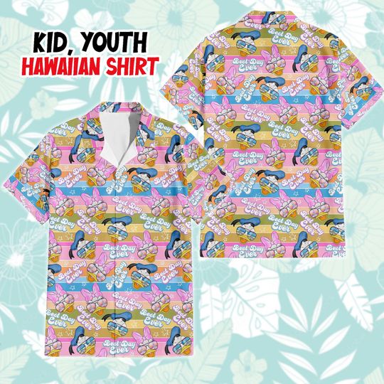 Discover Donald Daisy Duckk Hawaiian Shirt, Donald Duckk Hawaii Beach Shirt