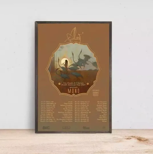 Discover Alcest - North American Tour 2025 Poster