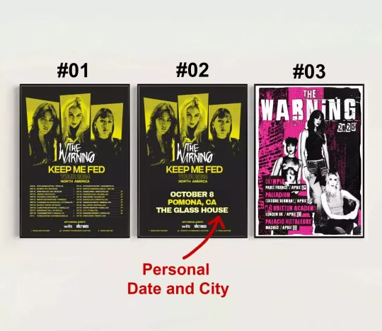 Discover The Warning Keep Me Fed 2024 Poster