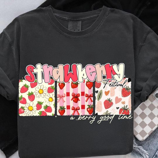 Discover Strawberry Festival Summer Shirt, Strawberry Shirt