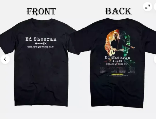 Discover Ed Shee Tour 2025 Gift For Fan T-Shirt