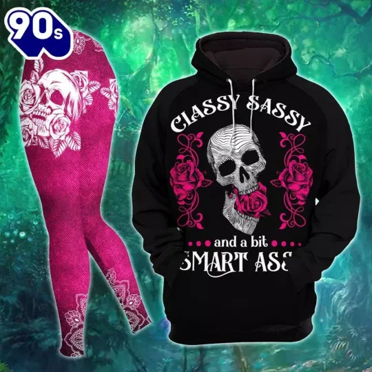 Discover Classy Sassy Skull Combo Hoodie and Leggings Set