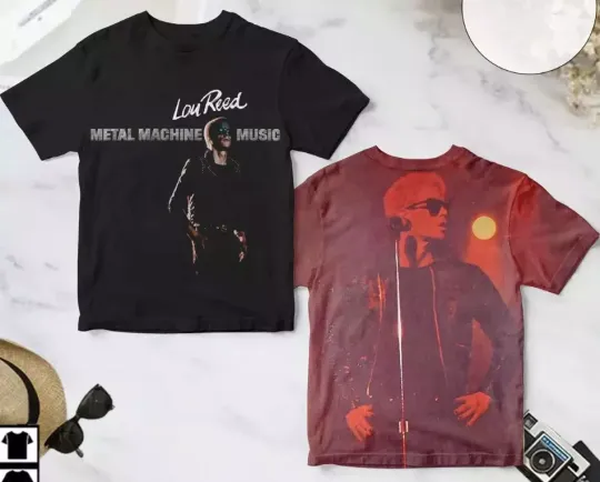Discover Lou Reed Metal Machine Music Album Cover 3D T-Shirt