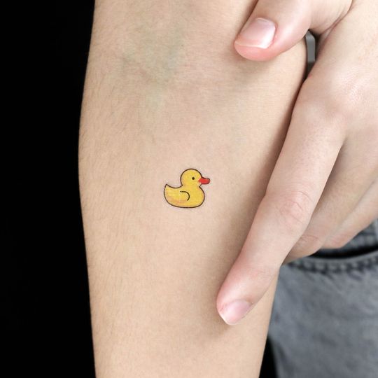 Discover Rubber Duck Temporary Tattoo