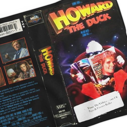 Discover Howard The Duck VHS 80s Retro MovieFleece Blanket