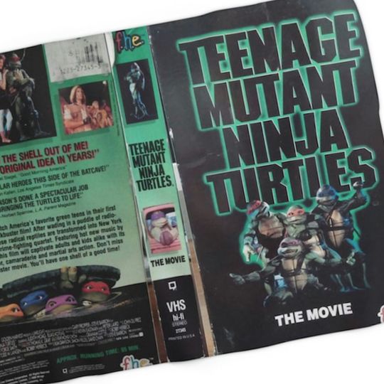 Discover 90s retro TMNT Teenage Mutant Ninja Turtles VHS, NOSTALGIA, Fleece Blanket