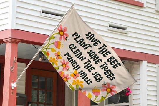 Discover No Nazis House Flag | Anti-Fascist Protest Flag