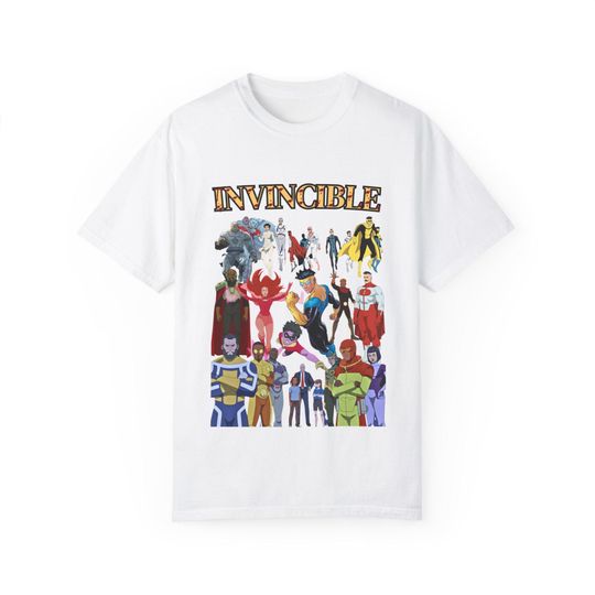 Discover Invincible Graphic Unisex T-shirt, Cool Superhero Tee, Unique Gift for Fans, Casual Wear