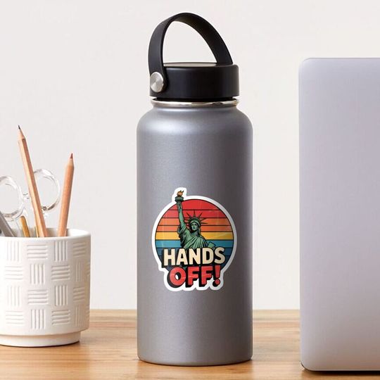 Discover Hands off  Sticker