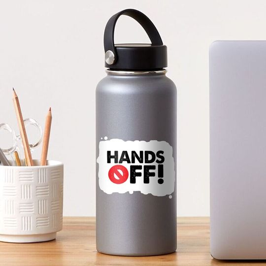 Discover Hands Off! Patriotic Protest Design - Stop Trump & Musk Power Grab -Sticker