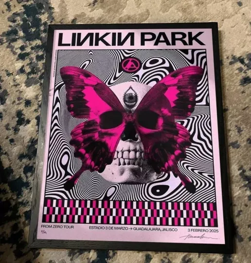 Discover Linkin Park From Zero World Tour 2025 Live Show Music Poster