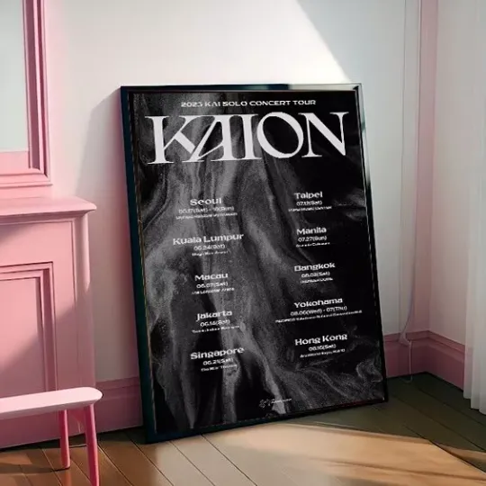 Discover KAI (EXO) - 2025 KAI SOLO CONCERT TOUR KAION music tour poster