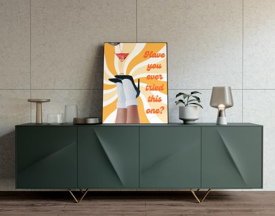 Discover Girly Wall Decor Art, Dorm Poster, Vintage Retro Portrait