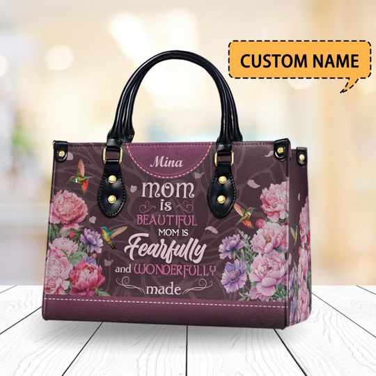 Discover Personalized Christian Leather Handbag, Bible Verse Leather Bags