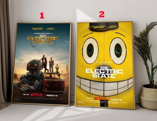 Discover The Electric State 2025 Movie Poster, 24x36 Poster