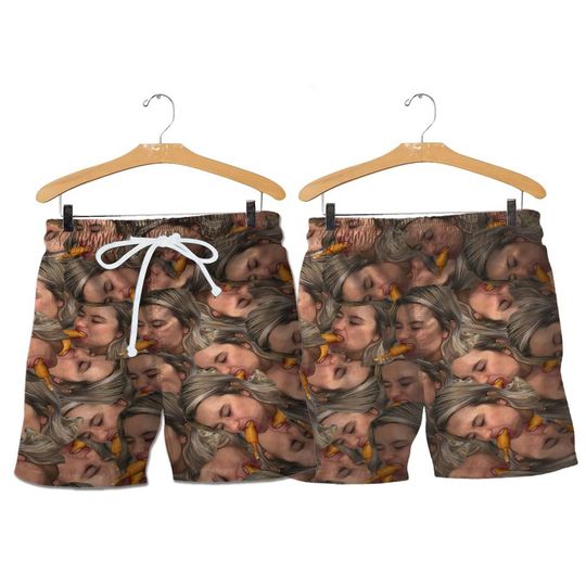 Discover Custom Face Swimwear,Personalized Beach Shorts For Men, Boy Shorts Swimwear ,Multi Faces Swimsuit for Men