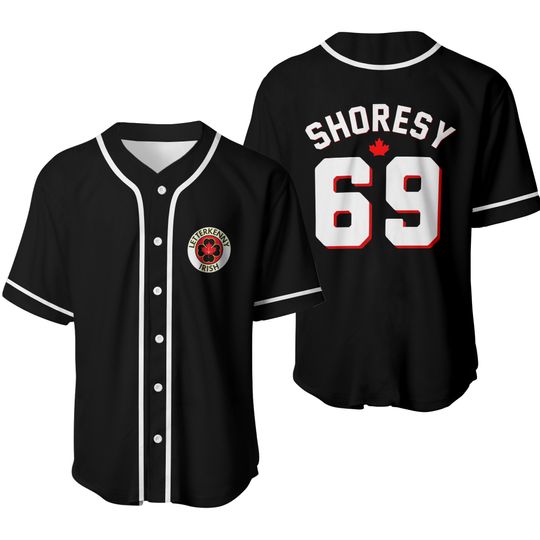 Discover Shoresy Letterkenny Irish Shoresy 69 Graphic Baseball Jersey