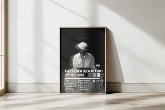 Discover PARTYNEXTDOOR Poster | R&B Album Art Print | Hip-Hop Wall Decor