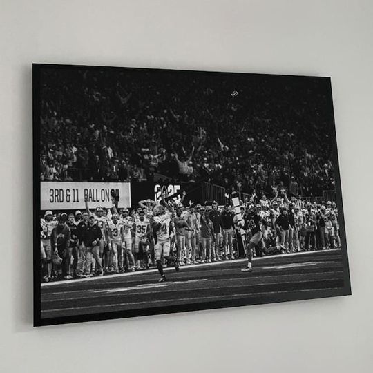 Discover Vintage Jeremiah Smith Catch vs ND Ohio State Sport Poster