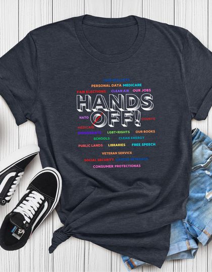 Discover Hands Off Protest Shirt, Political Activism Tee Save Public Lands Shirt