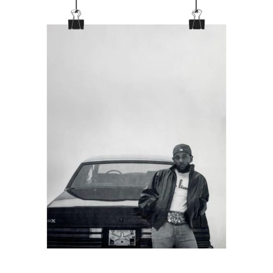 Discover Music Fan Vertical Poster, Kendrick Lamar Album Cover Print, Music Lover Wall Art