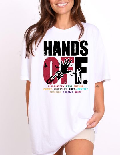 Discover Hands Off Protest T-Shirt, Hands Off Protest Shirt, Hands Off Medicaid Medicare Shirt