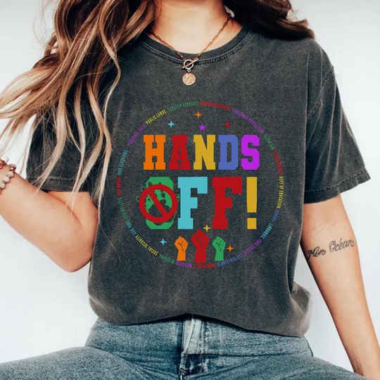 Discover Hands Off Protest Shirt, Political Activism Shirt, Save Public Lands Shirt