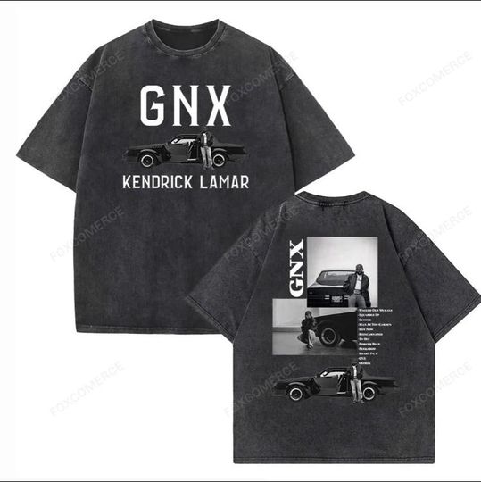 Discover Kendrick Lamar GNX Tour Shirts Harajuku Vintage T-Shirt