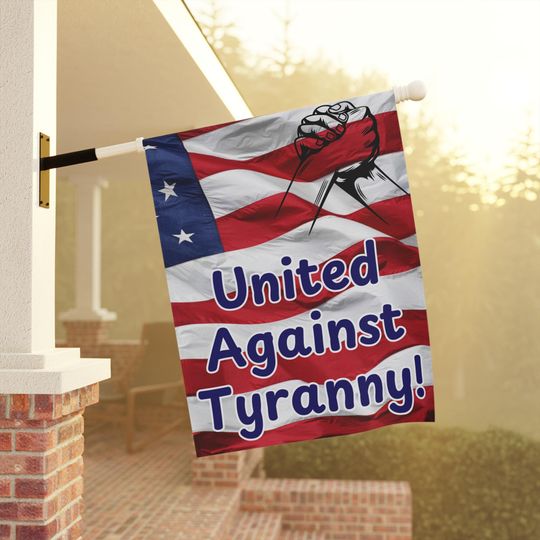 Discover United Against Tyranny Flag - Patriotic Democratic Resistance Banner, Dual-sided Print  Declare Your Resistance