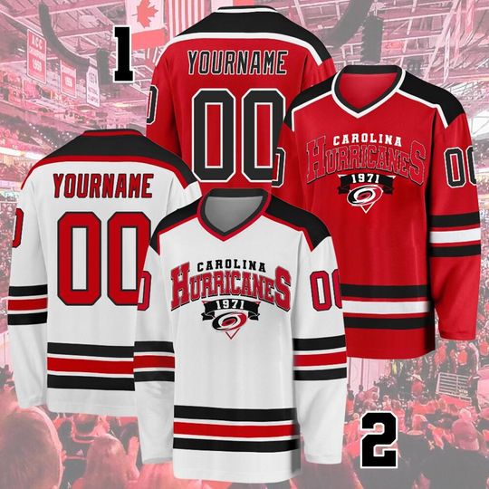 Discover Customized Carolina Hockey Team Jersey, Custom Hurricanes Hockey Jersey