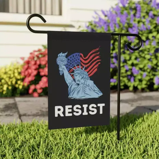 Discover Anti Trump Flag, Resistance Garden Banner, Political Yard Sign, Resist Protest